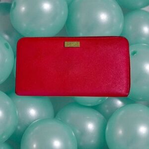 Kate Spade Red Wallet GUC